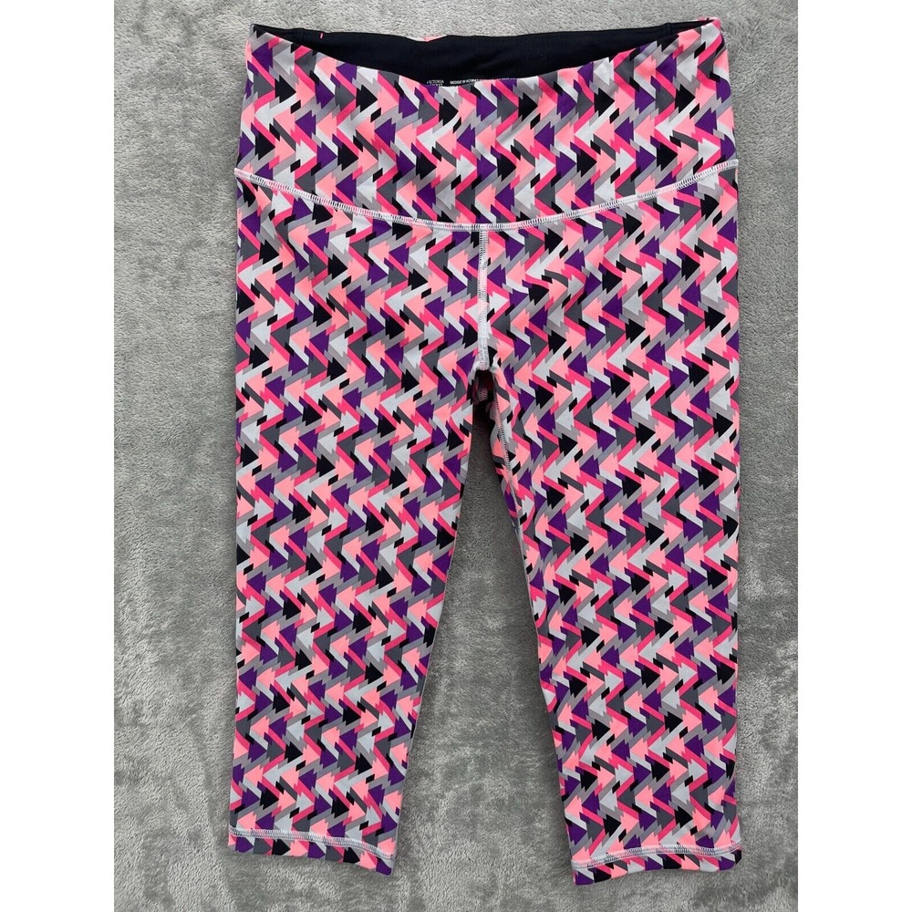 Knockout by Victorias Secret Crop VSX‎ Sport Yoga Capris Small Geometric
